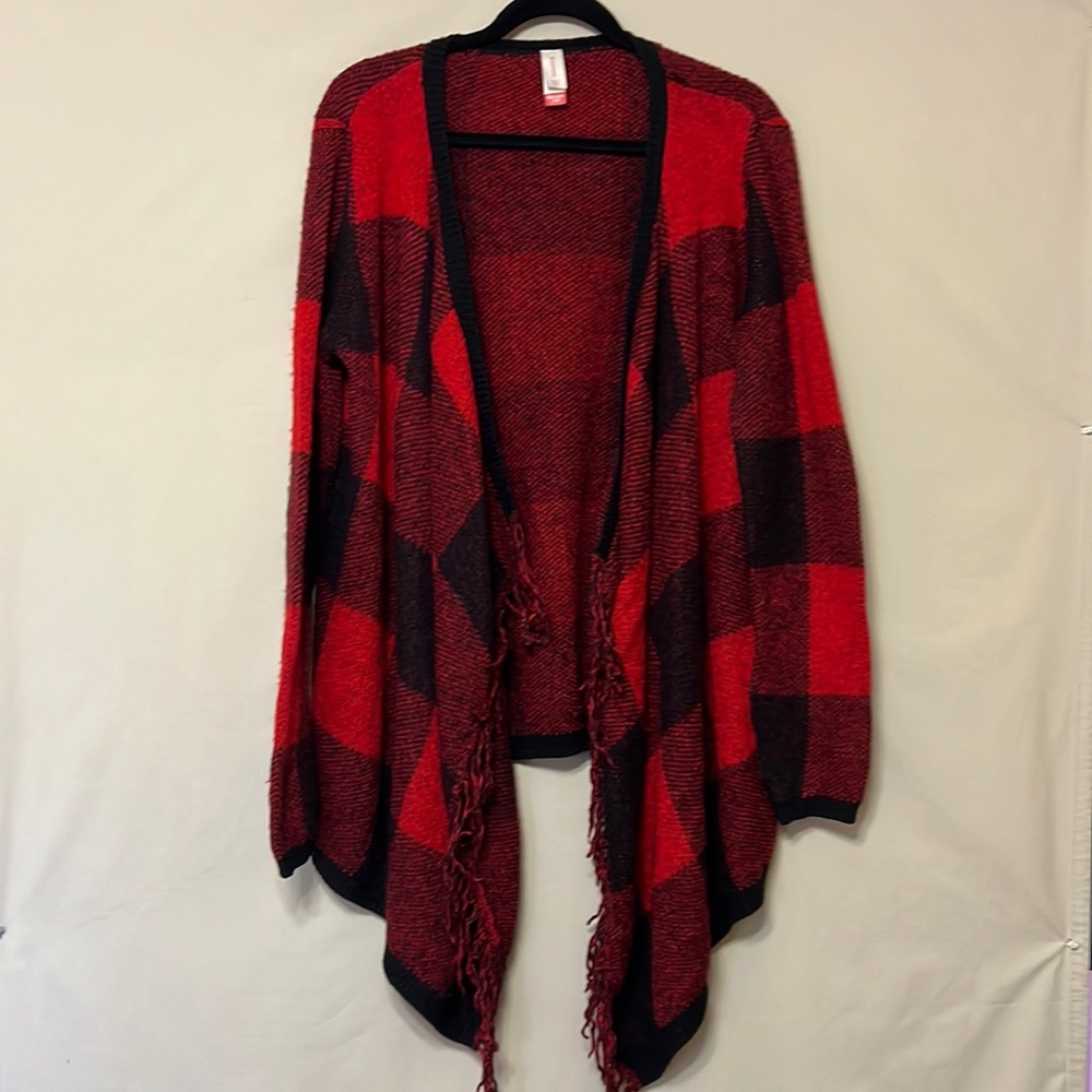 Plus Size Buffalo Plaid Sweater
